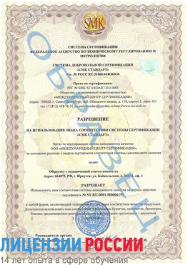 Образец разрешение Сортавала Сертификат ISO 50001